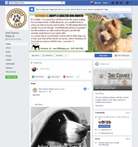 2nd Chance Paws Facebook