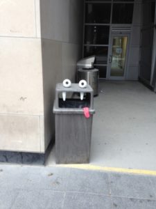 Street Art Example Trash Monster